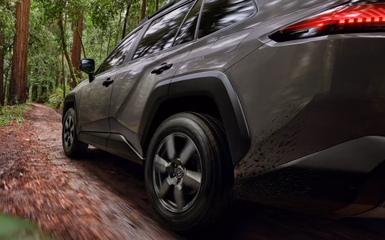 Toyota 2026 RAV4 wheel close-up.