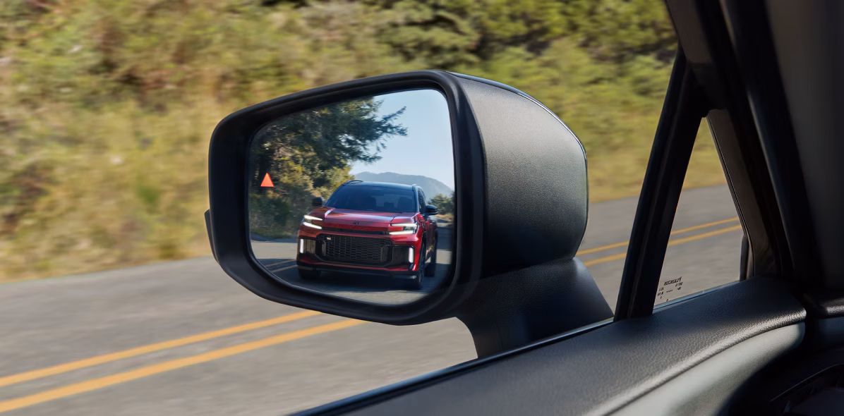 Toyota 2026 RAV4 safety blind spot side view mirror