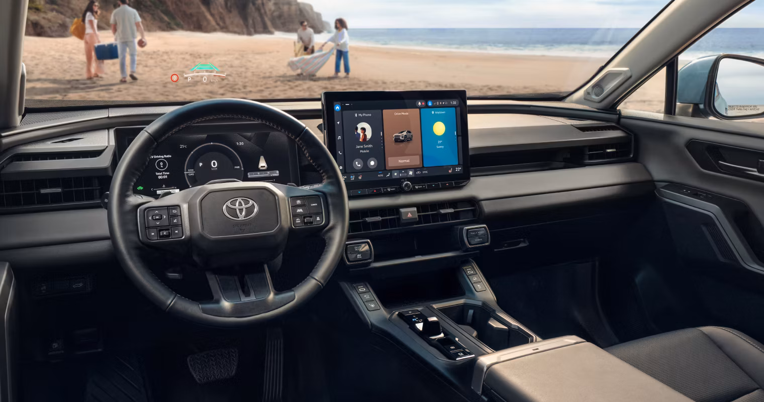Toyota 2026 RAV4 interior with screen