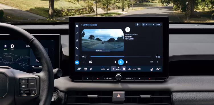 Toyota 2026 RAV4 interior screen.