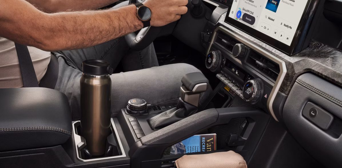 Toyota 2026 Tacoma TRD Sport interior centre console