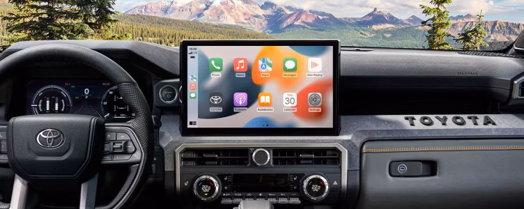 Toyota 2026 Tacoma Interior Features Technology Apply Carplay
