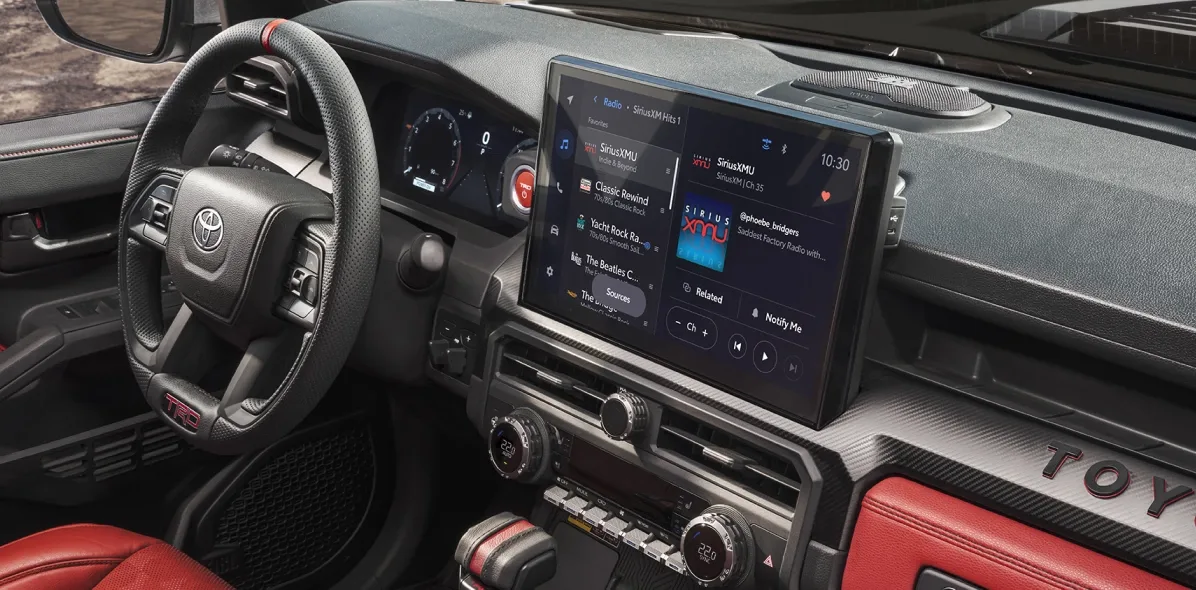 Toyota 2026 Tacoma Interior Technology TRD Pro Multimedia Infotainment
