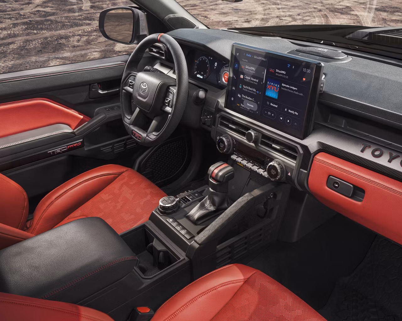 Toyota 2026 Tacoma Red Interior Hybrid TRD Pro