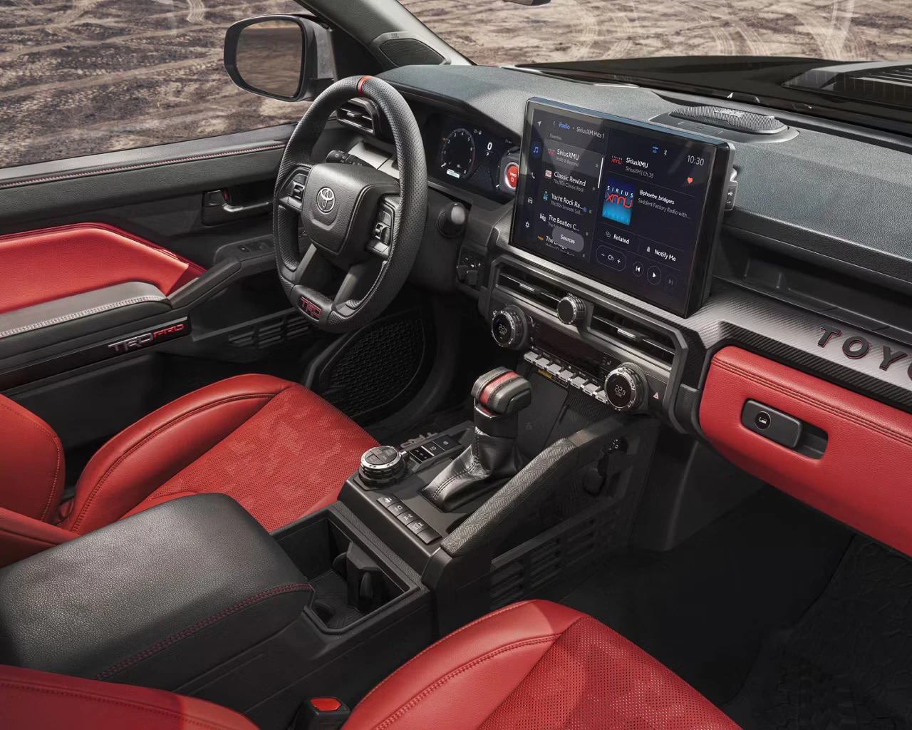 Toyota 2026 Tacoma Red Interior Hybrid TRD Pro