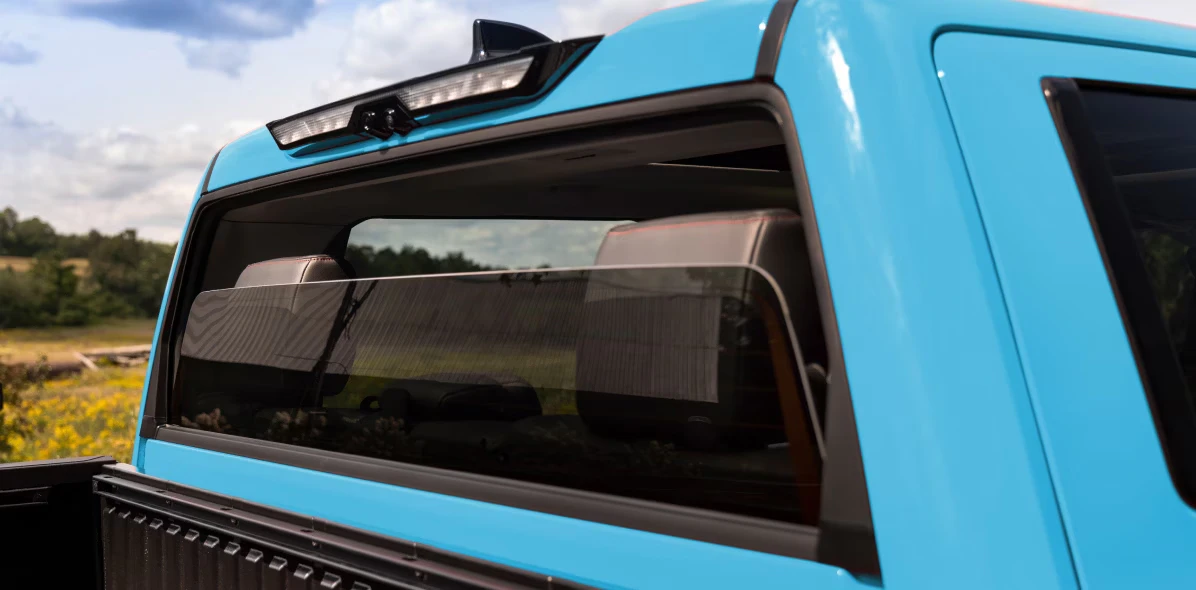Toyota on the Trail - 2026 Tundra vertical rear window open
