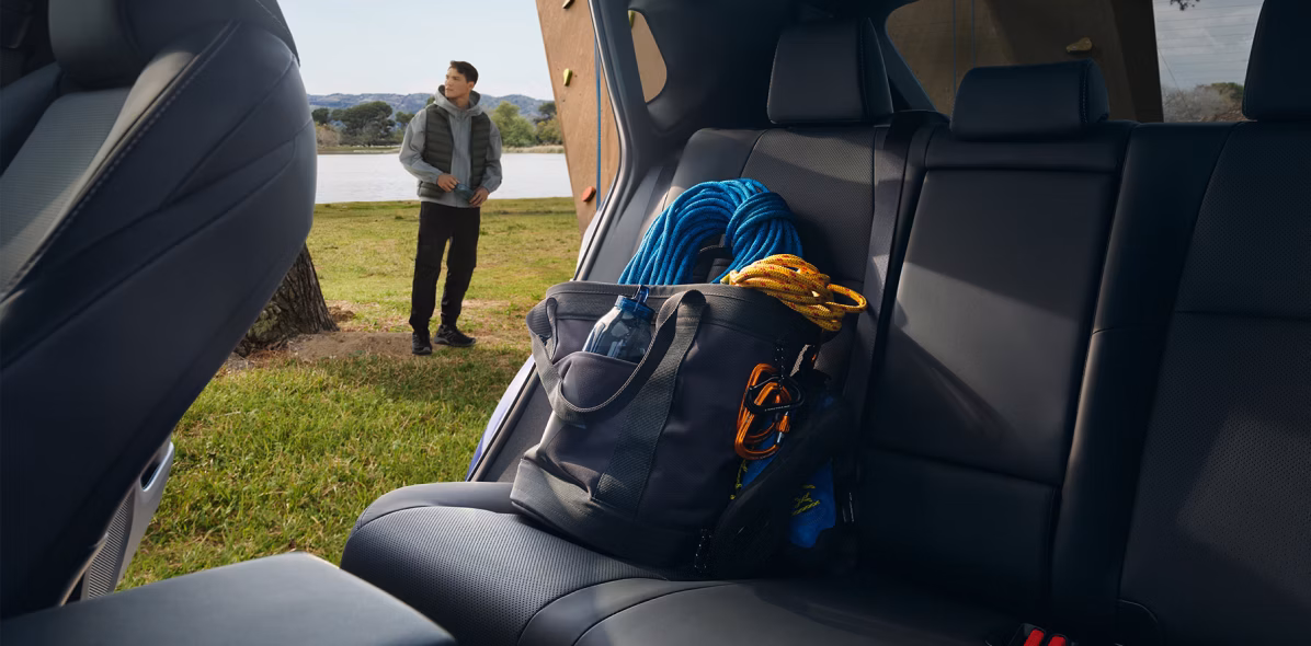 Toyota on the Trail 2026 bZ interior rear seats