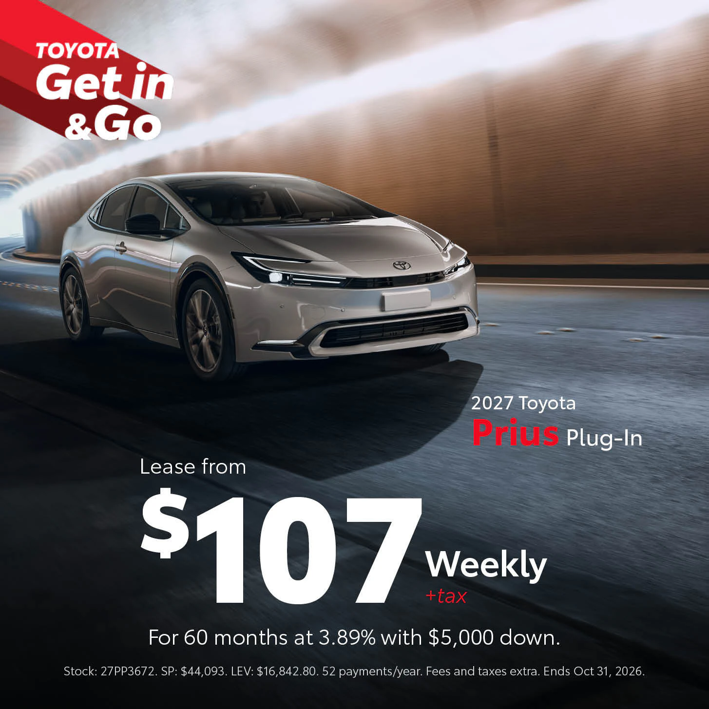 2027 Toyota Prius Plug-In | Payments from $107 weekly + tax
